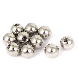 Fabricante de China de la venta al por mayor 24mm 25mm 26mm perforado bola de acero al carbono con m8 orificio roscado - Product Image 2