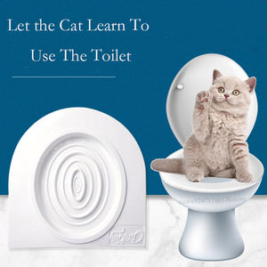 2023新しいポータブルペットトイレトレーナーラウンドトラベルペット用品猫トイレトレーニングキット - Product Image 3