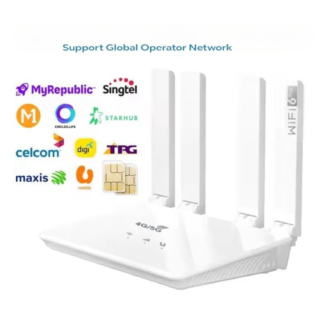 The Popular High-end Router CPF906 Can Insert a SIM Card 4G Dual-band Wireless WIFI6