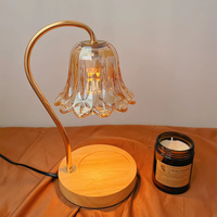 Lampe à bougie moderne avec interrupteur, pour chambre à coucher, salon, hôtel, lampe de table LED DIY aromathérapie