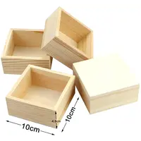 Caja cuadrada de madera de alta calidad para cultivo de plantas, caja cuadrada de madera para aceites esenciales, 2022