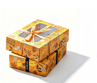 Op maat gemaakte luxe fruitgeschenkdoos met vensterdeksel, recycleerbaar karton, rechthoekige vorm - groothandel aangepaste logo verpakking DAKE merk