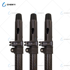 Poteau télescopique/tube/tiges en fibre de carbone CFRP <span class=keywords><strong>45</strong></span> pieds tige en carbone toray - Product Image 1