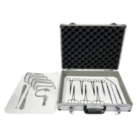 Ensemble d'adénoïdectomie chirurgicale SY-XN05 avec pince à amygdales Kit d'instruments de curettes adénoïdes nasales