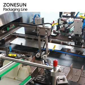 เครื่องบรรจุน้ำหอมปรับอากาศอัตโนมัติแบบแขวนในรถยนต์ ZONESUN ZS-AFCL11 พร้อมระบบปิดฝาและบรรจุกล่องในสายการผลิต - Product Image 4