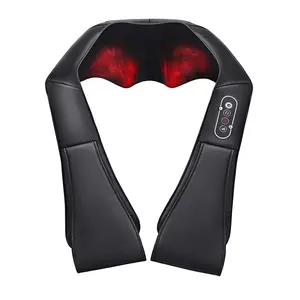 Elektrisches Shiatsu Knethals-Schulter-Rücken massage gerät für den Heimgebrauch mit vibrierendem 3D-Massagegürtel