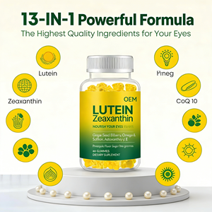 Suplementos de Gomitas Herbales con Zeaxantina, Luteína, Extracto de Arándano y Semilla de Uva, Veganos, Orgánicos y Naturales, para la Salud Ocular y la Visión en Adultos (OEM/ODM) - Product Image 5