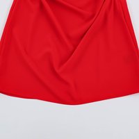 UNIZERA 2026 Nouvelle Robe Courte Plissée Unie Sans Manches à Col Rond et Épaules Rembourrées pour Femme 2157225