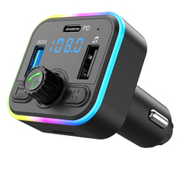 Grosir PD 20W QC3.0 USB multifungsi pengisian cepat pemancar FM mobil nirkabel BT panggilan bebas genggam Kit mobil pemutar MP3 Audio