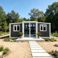 Casa Modular Prefabricada de 2 y 3 Dormitorios, Casa Contenedor Expandible de 20, 30 y 40 Pies
