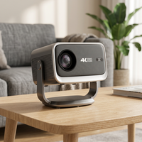 Projecteur portable LED Android 14 Full HD 1080P à succès, décodage 4K, 500 ANSI Lumens, mise au point automatique, WiFi 5G