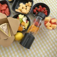 Presse-agrumes électrique portable sans fil rechargeable par USB, mini mixeur pour l'extraction de jus de fruits