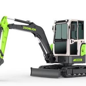 Excavatrice sur chenilles Zoomlion ZE35GU de 3,5 tonnes efficace pour les travaux de terrassement, avec pompe et moteur pour les espaces restreints (bêche de 0,1 m) - Product Image 1