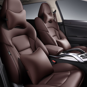 Fundas de Asiento de Coche de Lujo Personalizadas para CRV 2023-2024, Fundas de Asiento de Cuero, Accesorios para Coche, Fundas para Asientos Delanteros y Traseros - Product Image 1