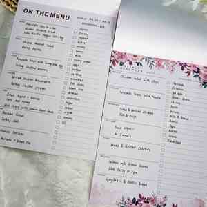 Custom 52 Weeks English Tealable Magnetic <b>Memo</b> Ins Style Meal Shopping List Planner Paper <b>Memo</b> <b>Pad</b> for School & Office Use - Product Image 3