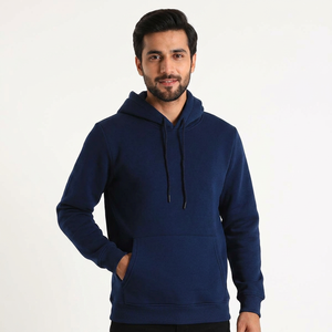 Sudadera con capucha de terciopelo para hombre, con media cremallera, logotipo de marca personalizado, 100% algodón, corte holgado, con estampado personalizado, última colección de invierno - Product Image 1