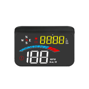 Afficheur tête haute HUD IKiKin OBD2 + GPS double mode, projecteur <span class=keywords><strong>reflex</strong></span>, afficheur tête haute HUD pour toutes les voitures - Product Image 1