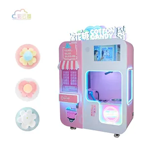 Factory Direct Fully Automatic Sweet Sugar Cotton Candy Vending Machine For Business