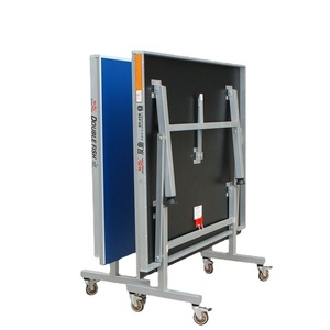Table de tennis de table Double Fish 99-45B pliable, portable, standard, d'intérieur, avec filet et roulettes - Product Image 5