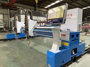 Machine de découpe de tôles CNC à <span class=keywords><strong>portique</strong></span> motorisée par servomoteur, équipée pour la découpe plasma et à la flamme - Product Image 6