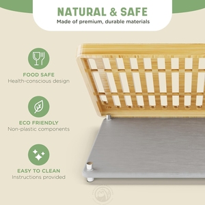 <span class=keywords><strong>Escurridor</strong></span> <span class=keywords><strong>de</strong></span> <span class=keywords><strong>Platos</strong></span> <span class=keywords><strong>de</strong></span> Bambú con Tapete Absorbente <span class=keywords><strong>de</strong></span> Piedra, <span class=keywords><strong>Escurridor</strong></span> <span class=keywords><strong>de</strong></span> <span class=keywords><strong>Platos</strong></span> para Encimera <span class=keywords><strong>de</strong></span> Cocina para <span class=keywords><strong>Platos</strong></span>, Tazas <span class=keywords><strong>y</strong></span> <span class=keywords><strong>Vasos</strong></span> - Product Image 4