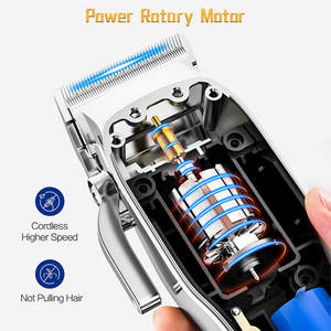 Tondeuse professionnelle électrique Rechargeable pour hommes, rasoir à <span class=keywords><strong>barbe</strong></span>, coupe-cheveux, rasoir sans fil - Product Image 5