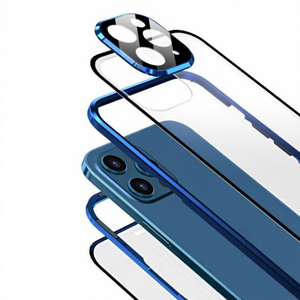 เคสโทรศัพท์แม่เหล็<span class=keywords><strong>ก</strong></span>ใส<span class=keywords><strong>ก</strong></span>ัน<span class=keywords><strong>ก</strong></span>ระแท<span class=keywords><strong>ก</strong></span>แบบ 360 องศา สำหรับ iPhone 17 Air 18 Pro Max 16 Plus 15 14 13 12 11 - Product Image 2