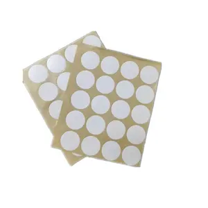 customized size die cutting 45mm diameter round circle double sided Pressure Sensitive adhesive type tissue tape