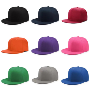 Berretto da Baseball a tesa piatta contemporaneo curvo classico con opzioni di dimensionamento con precisione Diverse immagini in stile Street tessuto comune - Product Image 2