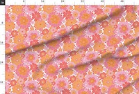 Tissu en coton tissé biologique premium imprimé numériquement 80s, 80 g/m² léger, motif floral, pour robes d'été, chemises et costumes pour filles