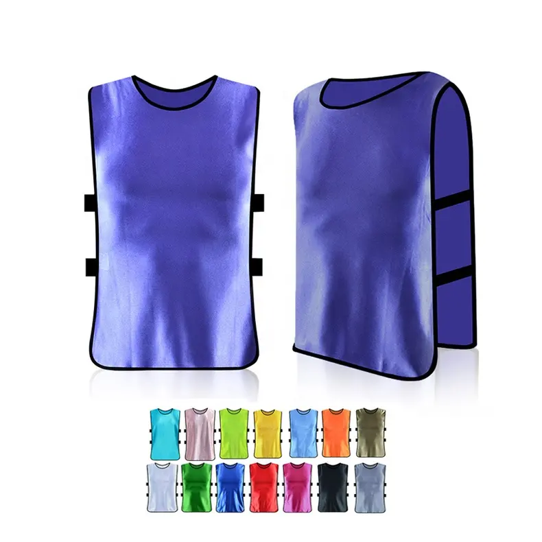 Custom universal anti-pilling quick drying football sport scrimmage training vests pinnies soccer team bibs uniform sportswear