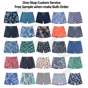 Stampa personalizzata 4 vie tratto riciclato spiaggia da uomo breve per il caldo strisce da uomo pantaloncini da surf - Product Image 3