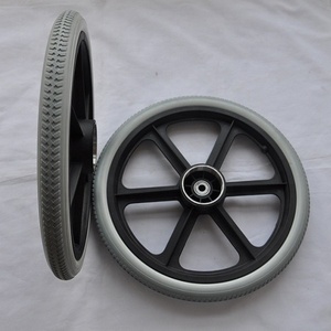 Roue en caoutchouc massif de 16 pouces avec jante en acier - Product Image 6