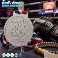Médaille en métal argenté gravée sur mesure, en alliage de zinc, pour les événements sportifs, les courses, les compétitions, les anniversaires, les souvenirs et les récompenses