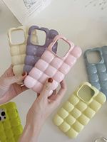 Funda Protectora para Teléfono iPhone 18 17 16 15 14 13 12 Pro Max, Diseño 3D de Huevo, Color Caramelo, a Prueba de Golpes, Acabado Brillante