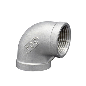 SS304 316L 904L 310S nữ nam thép không gỉ ren Phụ Kiện núm vú 90 độ thép không gỉ khuỷu tay - Product Image 3