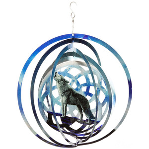 Molinillo de Viento Personalizado con Forma de Animal, Molinillos de Viento Metálicos 3D, Decoración Colgante para Exteriores, Adorno para Jardín, Escultura de Viento Natural - Product Image 1