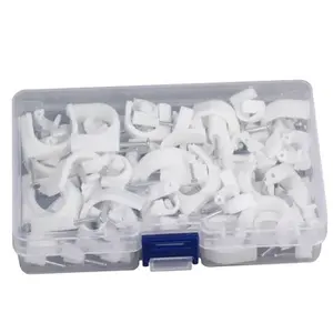 12mm Low Price Nylon Cable Clips Plastic Flat Cable Clips fixed wires