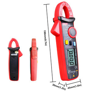 UNI-T UT210D มินิแคลมป์มิเตอร์ดิจิตอล 600V/AC 600V 200A/AC 200A ความต้านทาน 20M ความจุ 20mF เครื่องทดสอบอุณหภูมิ - Product Image 1