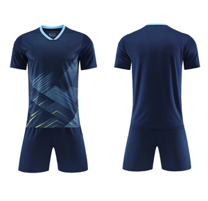 Maglia da Calcio Personalizzata Economica per Uomo, Manica Corta, Girocollo, in Poliestere, Abbigliamento Sportivo ad Asciugatura Rapida - Product Image 4