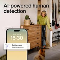 Caméra pour chien de compagnie, intérieur, avec application téléphonique, caméra pour chat 360° °   Caméra pour chien 1080P avec vision nocturne, audio bidirectionnel, caméra domestique WiFi