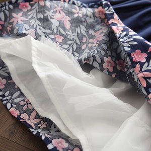 Robes à fleurs pour filles, nouveaux costumes d'été pour enfants, tenues décontractées sans manches à fleurs pour enfants de 3 à 8 ans - Product Image 5