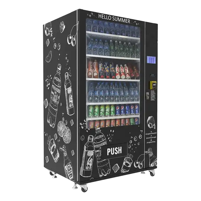 Factory Wholesale Cup Noodle Vending Machine Foods and Drinks Combo Vending Machine