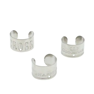 Boucles d'oreilles en acier inoxydable 316, motif lettre en forme de U, clip d'oreille unisexe pour un usage quotidien sans perçage - Product Image 1