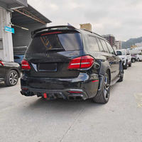 Kit de carrosserie tuning pour Mercedes-Benz GLS W166 16-19, style B, lèvre avant, diffuseur arrière, spoiler, extension de passage de roue, semi-carbone