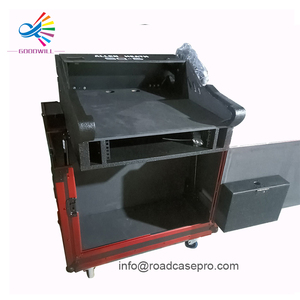 Caja de vuelo abatible para consola mezcladora de DJ personalizada para <span class=keywords><strong>Allen</strong></span> Health SQ6 con puerta doble o puerta única - Product Image 2