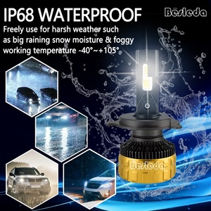 Giá tốt M9S 38000lm Auto <span class=keywords><strong>Led</strong></span> Đèn Pha chuyển đổi <span class=keywords><strong>Kit</strong></span> 6500k Trắng H11 H7 9005 9006 H4 H8 <span class=keywords><strong>Led</strong></span> Đèn Pha bóng đèn - Product Image 3