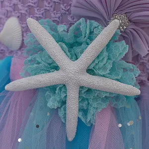 Mermaid elbise Mermaid karnaval Cosplay çocuklar kostümleri prenses elbiseler Mermaid kostümleri kızlar için