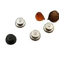 OWOZ-Partie supérieure Quincaillerie marine Fixation à pression en laiton Pièces antirouille pour bateau Couverture Dodger Noir Chrome LOXXXXX