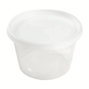 Vaso Redondo Desechable Ecológico de Plástico PP de 16 oz y 24 oz, Apto para Microondas, para Almacenamiento de Alimentos y Bebidas, para Sopa y Otras Bebidas - Product Image 5